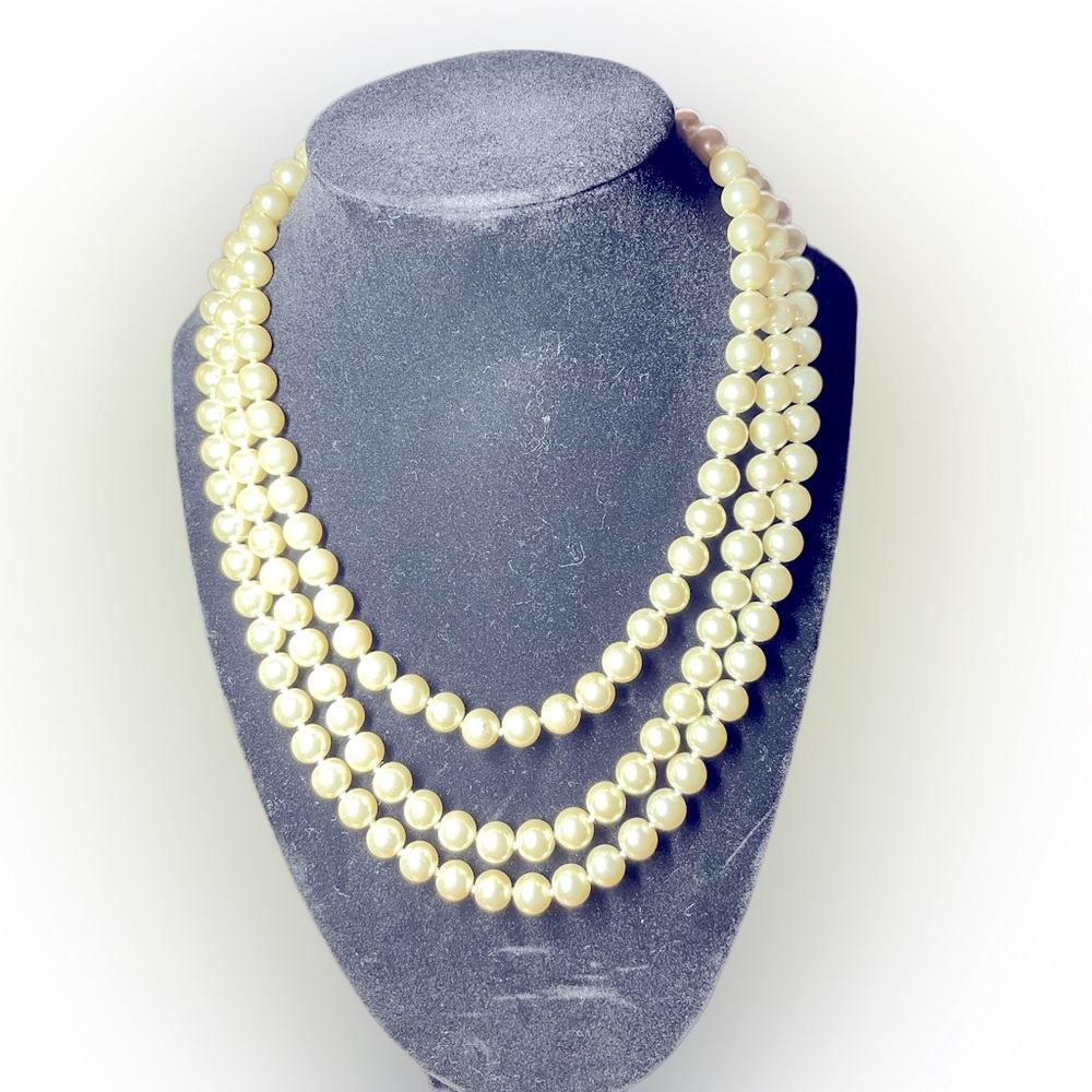 JBK Faux Cream Pearls